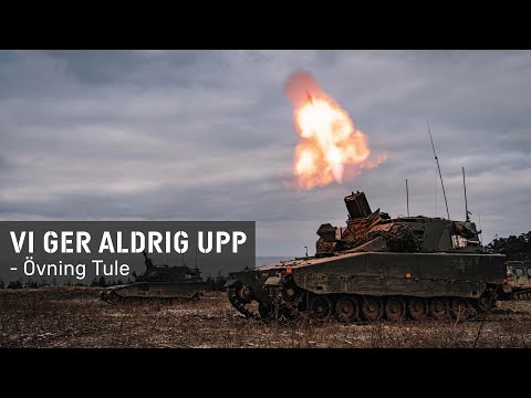 Försvaret av Gotland - övning Tule