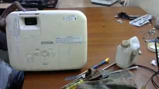 epson eb x02 how to lamp hours reset