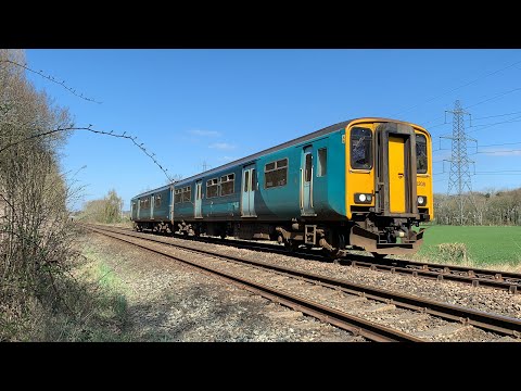 Transport For Wales Class 150 208 Passes A Foot Crossing Near Heswall Part 2