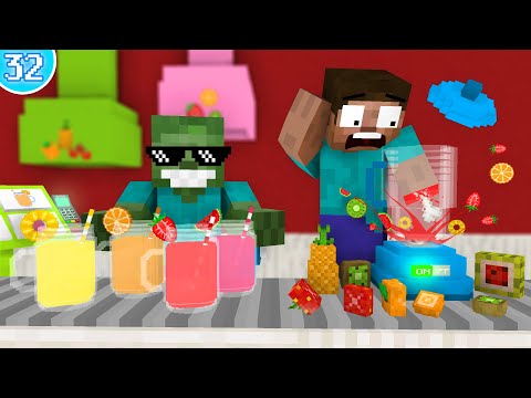 🥤 Work At Smoothie Place - Minecraft Animation