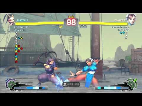SSF4 Rank Match  ACQUA0316 (IB)  vs  PeaceEmason (CH)