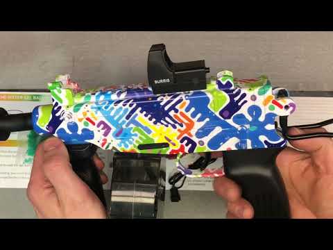 Showcase - Setup - Demo: NIDUYONG Scorpion Sub-Machine Gun Gel Ball Blaster with Drum Mag