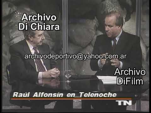 Cesar Mascetti entrevista a Raul Alfonsin 1994 BC-0150 DiFilm