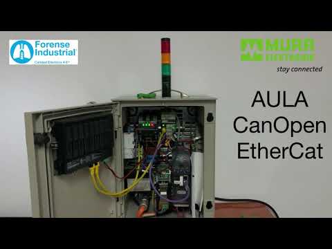Maleta para aula EtherCat en casa de clientes