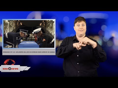 Remains of U.S. soldiers killed in Korean War arrive in Hawaii (ASL - 8.1.18)