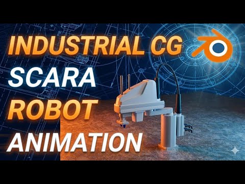 [3DCGとものづくり]blender スカラロボットを動かそう