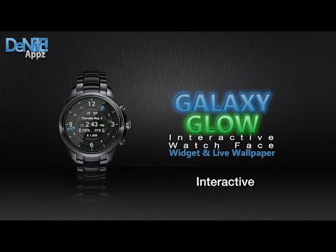 Galaxy Glow HD Watch Face Video