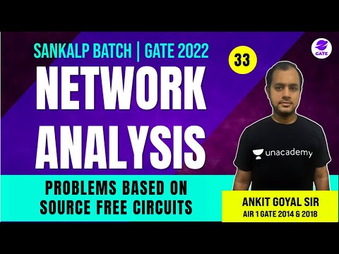 Problems Based on Source Free Circuits | L 33 | Network Analysis | Sankalp GATE 2022 AnkitGoyal