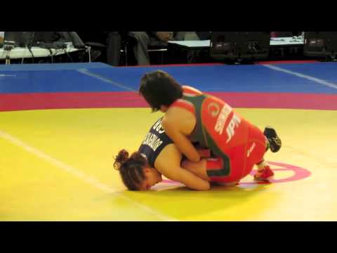 2012 Women's World Championships: 59 Bronze Kayoko Shimada (JPN) vs. Olga Butkevych (GBR)