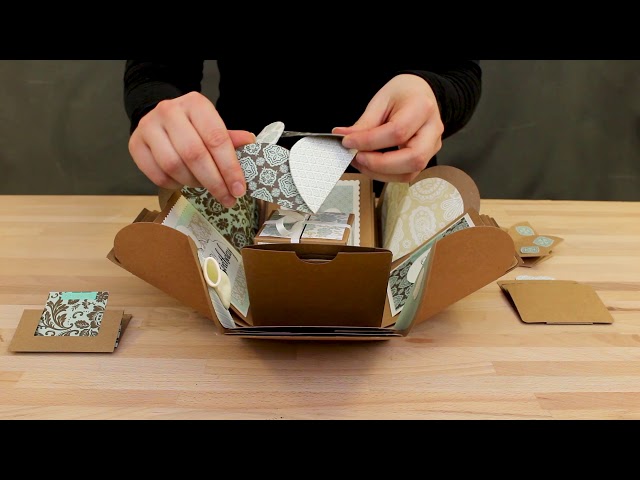 Vidéo teaser pour See how you could decorate an explosion box for weddings, birthdays etc.