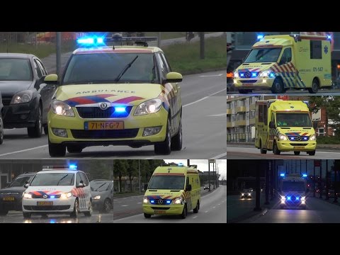 [17.09.'15] [Solo] Ambulances en Rijopleiding in Groningen Stad