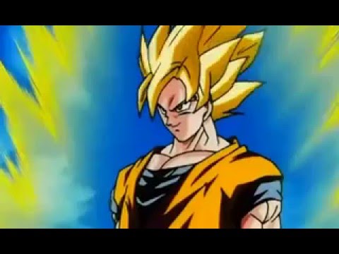 dbz goku turns super saiyan 3