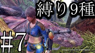 ９種の縛りでストーリークリア！【MHWI】#7