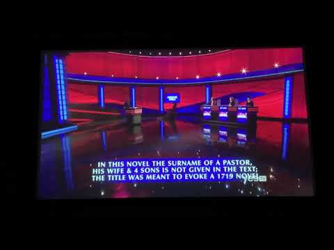 Final Jeopardy, “Adventure novels” 🚴🏽‍♂️🚗📕 - Ben Scripps Day 2 (5/19/20)