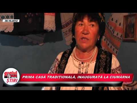 PRIMA CASA TRADITIONALA, INAUGURATA LA CIUMARNA