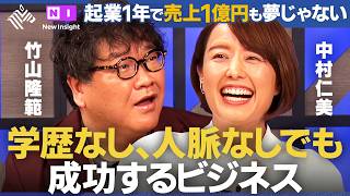 学歴なし、人脈なしでも成功できる　起業して売上1億円も夢じゃない！