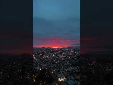 Un amanecer nublado y frío previo a las lluvias