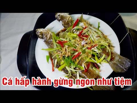 CÁCH LÀM CÁ HẤP HÀNH GỪNG NGON ĐƠN GIẢN | CÁ HẤP HONG KONG | CHAU RICHES | CUỘC SỐNG ÚC