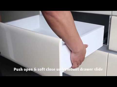 Push to Open Soft-close Drawer Runner