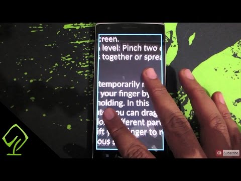 How to use Magnification Gesture to make Text Larger and More Readable on an Android Mobile
