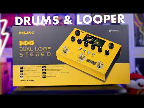 All-in-One Stereo Looper, Drums, and Recording Pedal Review & Tutorial (NUX Dual Loop Stereo)