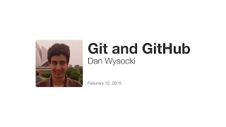 preview picture of video 'Git and GitHub - SUNY Oswego CSA Talk'