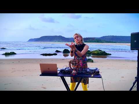 Shanti People Dancing At Sunset On The Beach