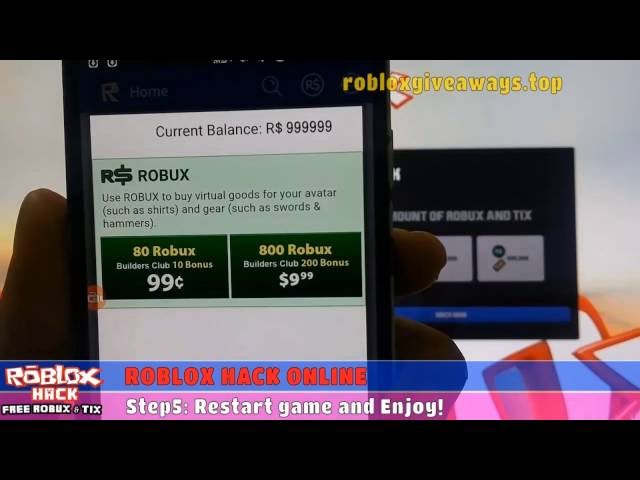 How To Get Free Robux Hack 2016 - roblox hack home