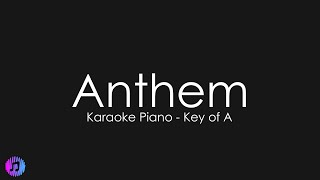 Phil Wickham - Anthem |  Piano Karaoke [Key of A]