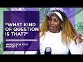 Venus Williams' hilarious reaction to journalist's Wimbledon question #shorts