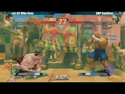 SSF4 AE 2012 coL.CC|Mike Ross (E. Honda) vs. EMP|Sanford Kelly (Sagat) ECT4