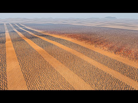 10 LINES OF ARCHERS vs 1 MILLION EGYPTIAN WARRIORS - Ultimate Epic Battle Simulator 2 UEBS 2