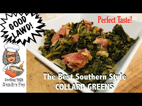 The Best Southern Style Collard Greens Recipe Ever | Side Dish Recipe | Vegetable Recipe