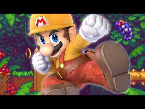 Jungle Zone (Sonic the Hedgehog 8-bit) in Super Mario Maker 2