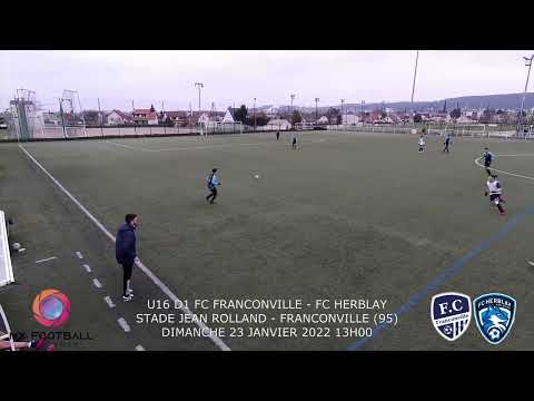 DIMANCHE 23 JANVIER U16 D1 FC FRANCONVILLE - FC HERBLAY LES BUTS