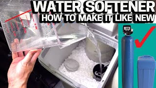 Water Softener Cleaning & Restore it Like New - Don