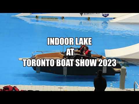 Toronto Boat Show 2023 | Part 2 | Electric Boat | Indoor Lake
