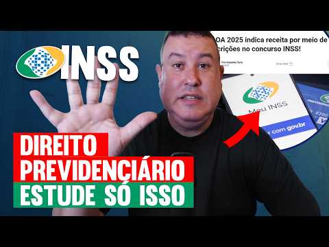 CONCURSO INSS 2026 | O Que Cai de Seguridade Social na Prova!