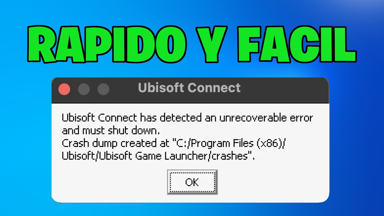 Ubisoft Connect | “Ha Detectado un Error Irrecuperable y Debe Cerrarse” – SOLUCIÓN🎮