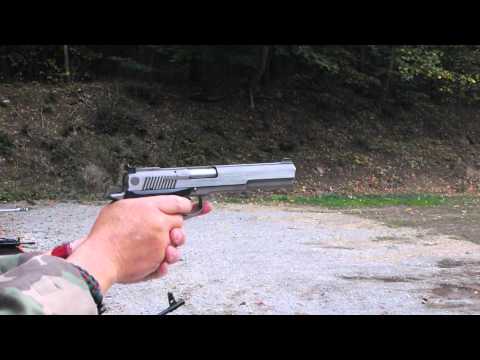 AMT Automag III cal.30 Carbine shooting