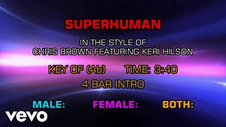 Chris Brown, Keri Hilson - Superhuman (Karaoke)