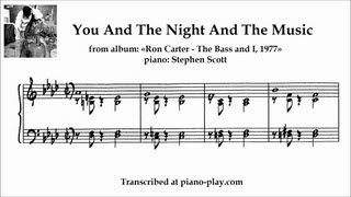 Stephen Scott - You And The Night And The Music / from album: The Bass and I, 1997 (transcription)