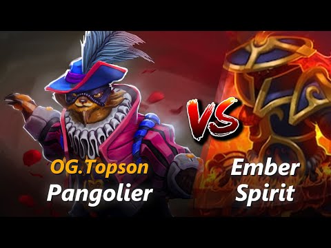How to Pangolier mid vs Ember Spirit (feat. Topson) | First 10 minutes
