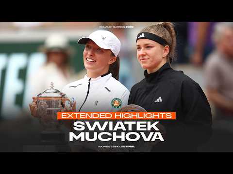 Swiatek vs Muchova extended highlights | Iga retains her Paris crown 👑 | Roland-Garros 2023