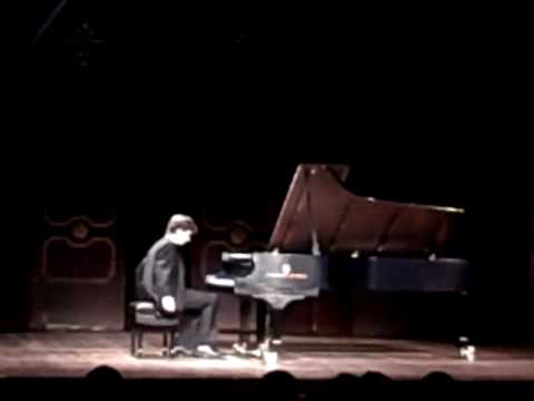 Jonathan Duarte, 16 year old virtuoso pianist from Costa Rica playing in the Teatro Nacional 2010
