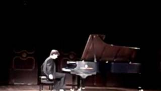 Jonathan Duarte, 16 year old virtuoso pianist from Costa Rica playing in the Teatro Nacional 2010
