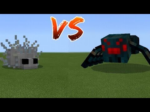 Omegafish Vs Cave Spider Titan - Minecraft Mob Battle
