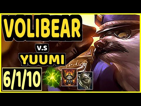 CéOS (VOLIBEAR) vs YUUMI - 6/1/10 KDA BOTTOM SUPPORT CHALLENGER GAMEPLAY - BR