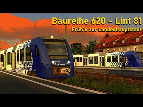 Train Simulator | Früh´s zur Landeshauptstadt | LINT 81 - Baureihe 620 der Vlexx