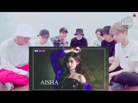 BTS reaction to EVERGLOW PLAYER {LIVE}{FANMADE}